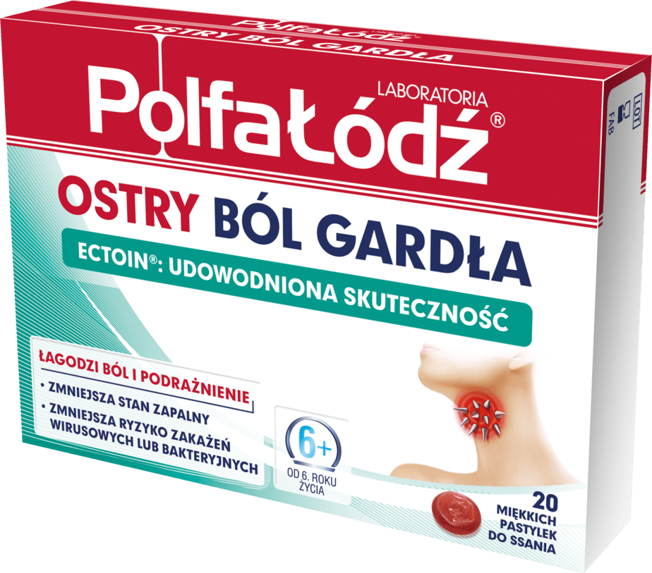 LABORATORIA POLFAŁÓDŹ OSTRY BÓL GARDŁA