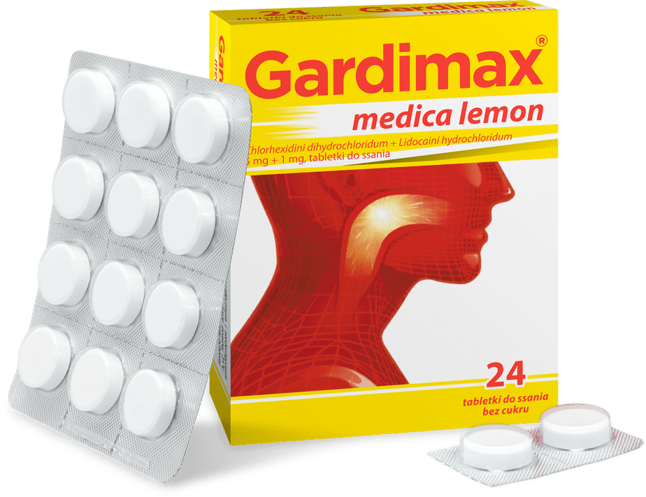 Gardimax medica lemon (tabletki do ssania)