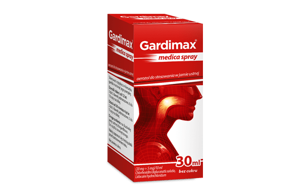 Gardimax medica spray (aerozol do stosowania w jamie ustnej)