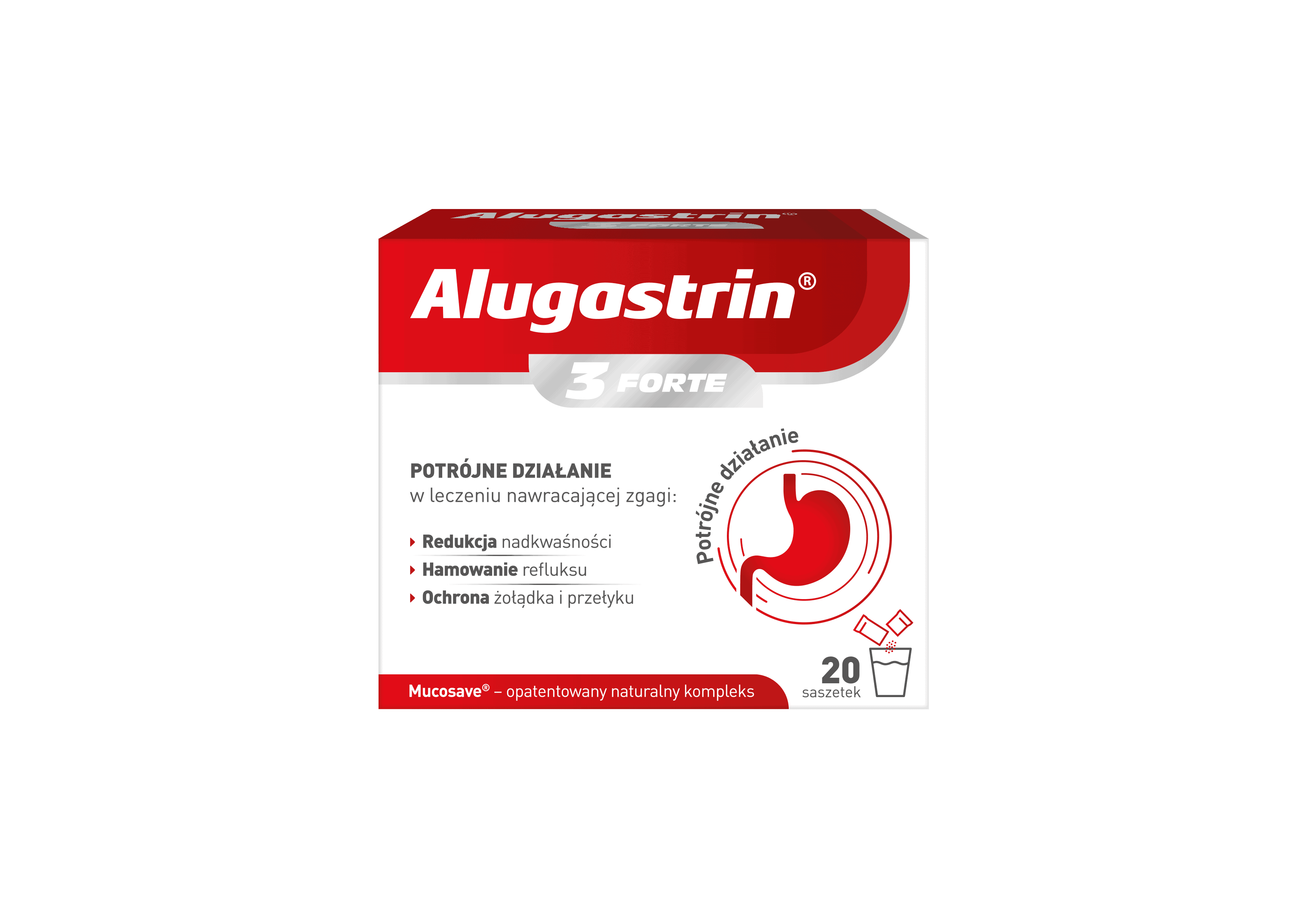 ALUGASTRIN 3 FORTE 20 saszetek